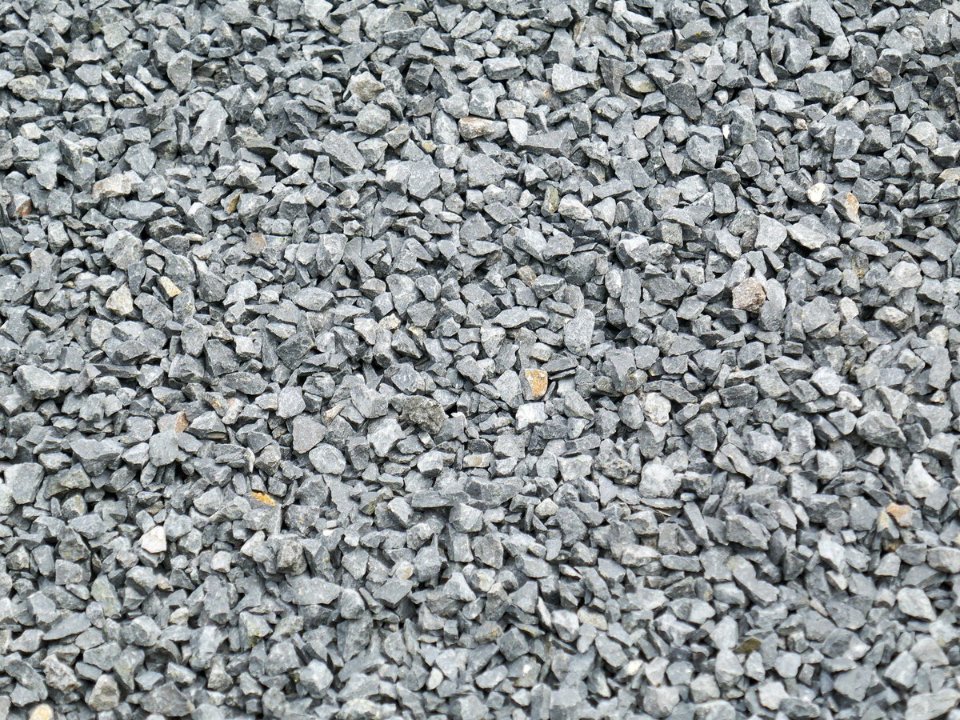 Diabas split 5/8 mm, per volle vracht